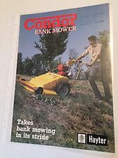 HAYTER Condor Rotary Bank Mower Original 1980s Sales Advertising Brochure