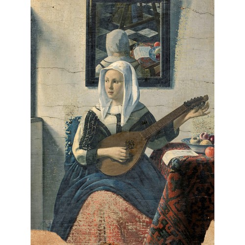 Van meegeren woman playing - meegeren,