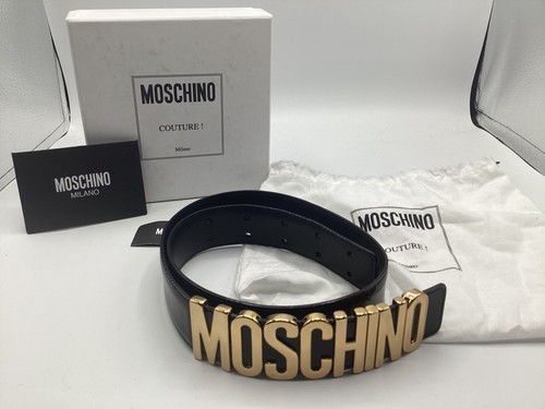 Moschino logo belt bnwt small - moschino,