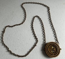 Official Harry Potter 30mm Spinning Time Turner Necklace- WN0097