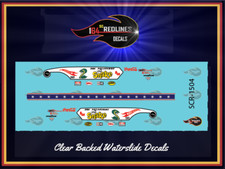 1/64 'Volvo P1800 "The Snake Drag Strip" Gasser Decal SCR-1504