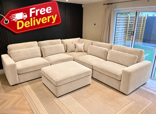 Ruby corner sofa seater full - sofa,
