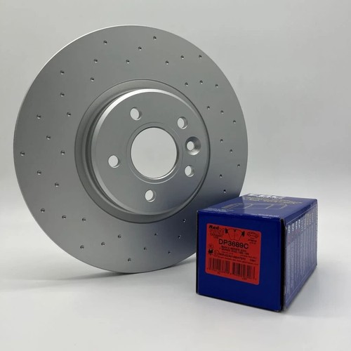 Front dimpled brake discs - dimpled,