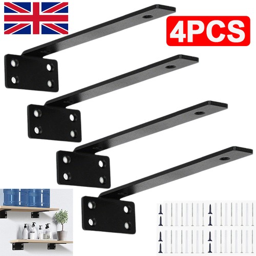 4pcs floating shelf - floating, brackets