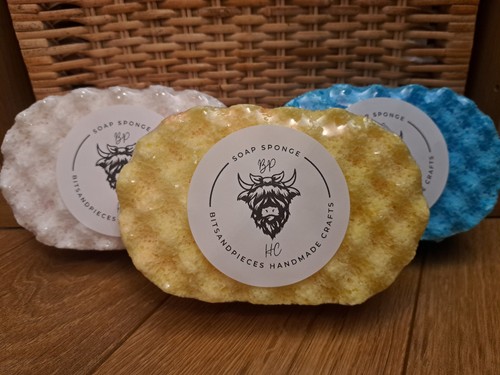 Soap filled sponges highly - filled,