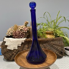 Vintage Cobalt Blue MCM Genie