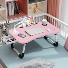 Folding Laptop Table Bed Tray Portable Computer Breakfast Desk Stand 4 USB Ports