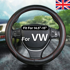 Car Steering Wheel Cover For VW Lupo Tiguan Caddy Passat Golf Polo MK3 MK4 MK5
