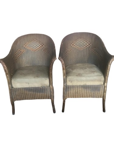 Vintage pair lloyd loom - of,