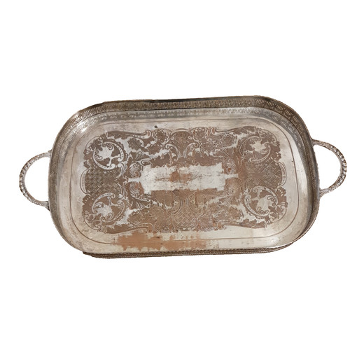 Vintage silver plated gallery - vintage,