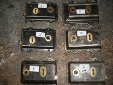 Reclaimed steel rim lock with