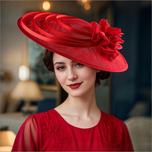 Women bride banquet hat church - women,