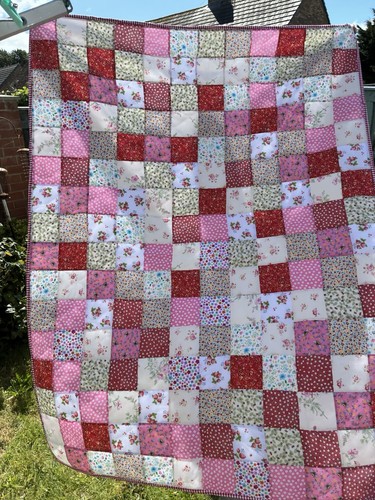 Patchwork quilt handmade - patchwork,
