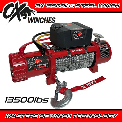 Electric winch 13500lb - electric, 12v