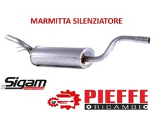 Marmitta Silenziatore posteriore FIAT PUNTO 188 1.2 8V 16V N.Power 13656 SIGAM