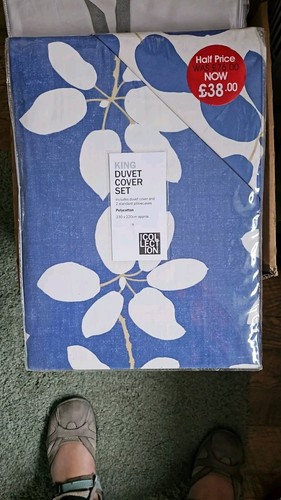 King size duvet cover and - duvet,