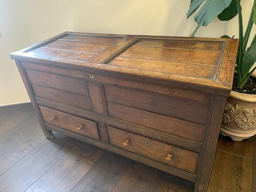 Antique georgian oak mule - antique,