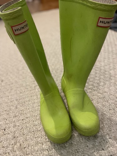 Hunter wellies lime green - wellies,