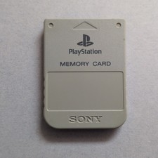 PS1 Memory Card Grey Official
