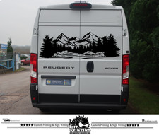 XL Mountain River Scenic Vinyl Decals For Camper Van Caravan Stickers Graphic