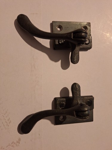 Pair antique window - antique, latches