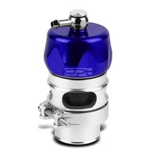 38MM 10PSI BOOST TURBO BILLET ALUMINUM V-BAND VEE PORT BLOW OFF VALVE BOV BLUE