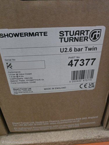 Stuart turner showermate 0 - stuart,