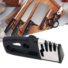 4 in1 Knife Sharpener Kitchen Grinder Diamond Knives For Sharp Scissors Tool UK