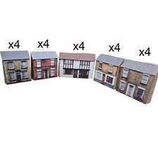 N Gauge Model Railway Houses