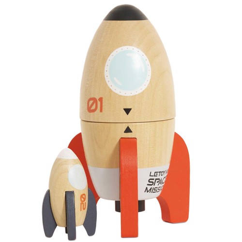 Toy van wooden space - toy,