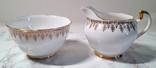 Colclough milk jug sugar - colclough,