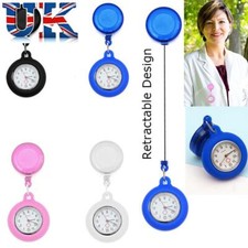 Clip-on Retractable Nurse Watch Doctor Medical Hanging Fob Watch Pocket Watch