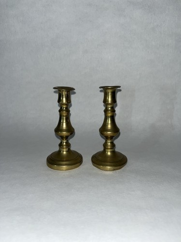 Antique pair small - antique, brass