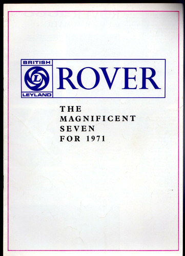 Rover range 1970 1971 - 1970-1971, uk