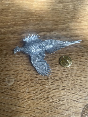 Pewter pin badge - badge, flying