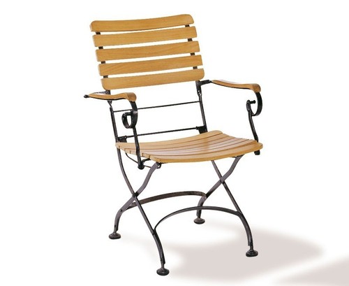 Teak metal garden - garden, armchair
