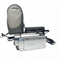 Canon LEGRIA FS200 Camcorder 41x Zoom Digital Video Camera, Charger, Case