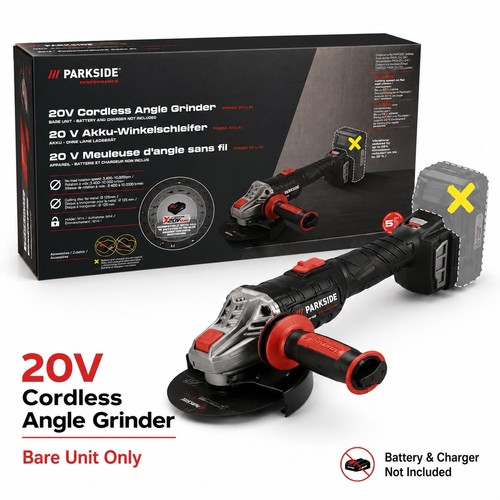 20v cordless angle - 20v, grinder
