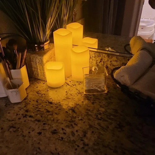 Led flameless pillar - flameless,