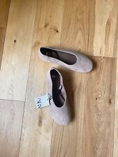 Zara Beige Soft Suede Leather