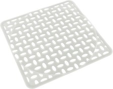 Casa & Casa Sink Drying Mat PVC 30cm x 30cm White 17001