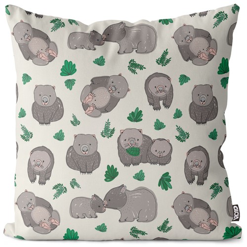 Wombats australia cushion - wombats,