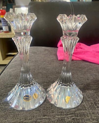 Pair decorative clear cut - pair,