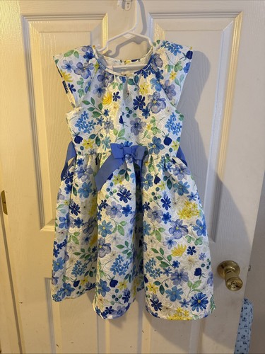 Bonnie jean line blue floral - jean,