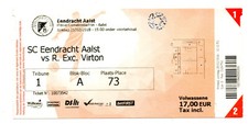 Ticket BEL SC Eendracht Aalst