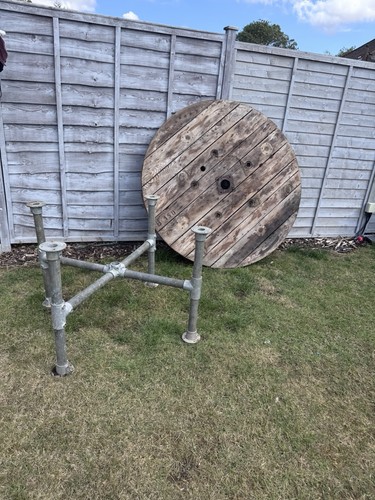 Cable drum upcycle round - cable,