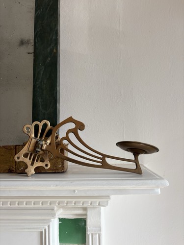 Art nouveau brass swing - art,