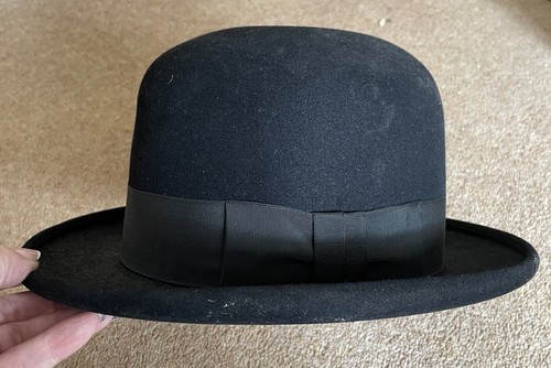 Two vintage bowler hats great - vintage,