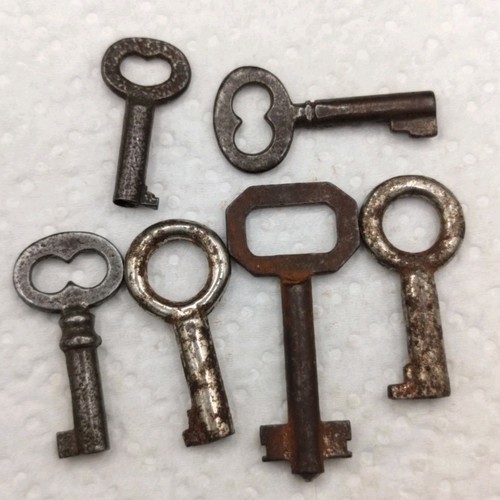 Lot antique skeleton keys - 6,