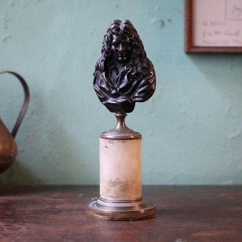 Antique grand tour bronze bust - grand,